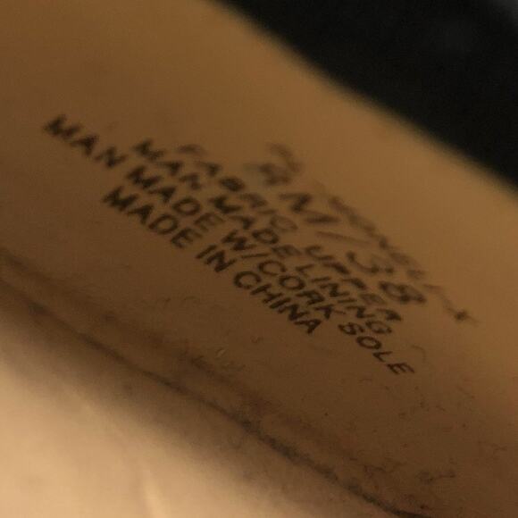 BCBGeneration Red Blue Black Abstract Moneli Ballet Flat Slip On Round Toe Shoes - Picture 10 of 11